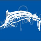White Marlin Decal