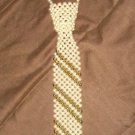 Faux Pearl Necktie Necklace