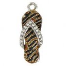 Animal Print Slippah (Flip Flop) Charm