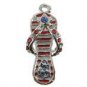 USA Patriotic Slippah (Flip Flop) Charm