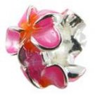 Plumeria Flower Bead Charm