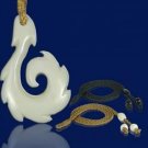 Barbed Tribal Bone Hook Necklace