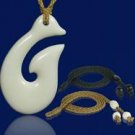 Simple Tribal Bone Hook Necklace