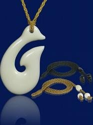Simple Tribal Bone Hook Necklace