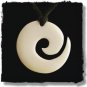 Koru (spiral) Tribal Bone Hook Necklace