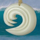 Breaking Wave Tribal Bone Hook Necklace