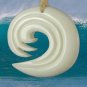 Breaking Wave Tribal Bone Hook Necklace