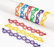 HIbiscus Rubber Bracelet