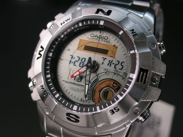 casio moon phase watch instructions
