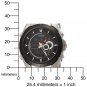 Casio Men's EFA119BK-1AV Ana-Digi Edifice Thermometer Bracelet Watch