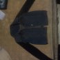 Denim jacket with wool sleeves