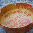 Lou Hoenig  Signed Ceramic Ashtray 7.25" Dia California Pottery Mid Century Vintage Art Pottery