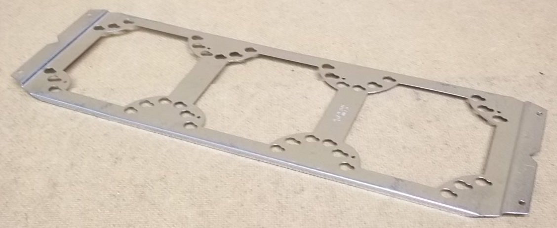 Cooper B-Line BB8-16 Mounting Bracket 3 Box Locations 16In