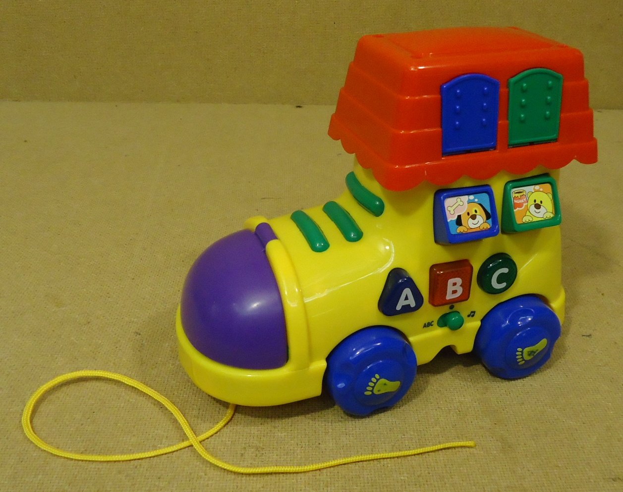 Megcos Musical Light Up Shoe House Kids Toy 1190 * Plastic