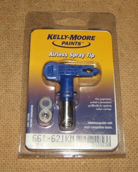 Titan Kelly Moore Airless Reversible Spray Tip 621 661-621 Carbide Plastic