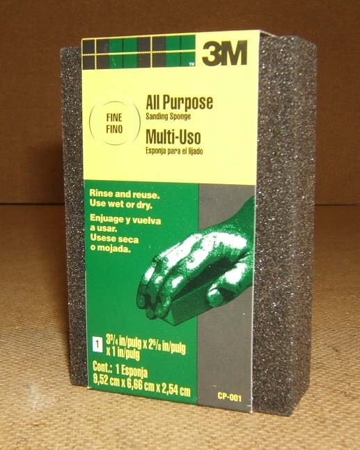 3M Fine Grit All Purpose Sanding Sponge Multi-Use CP-001
