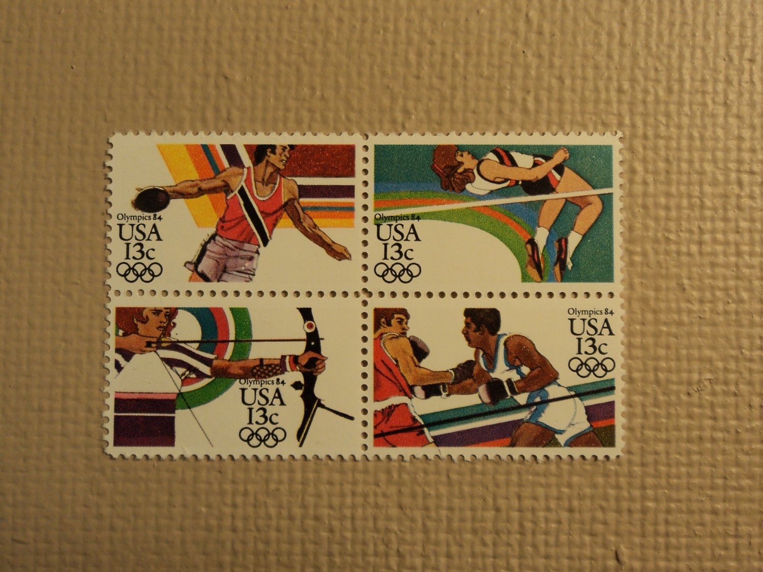 USPS Scott 204851 13c Summer Olympics 1984 Mint NH Block 4 Stamps