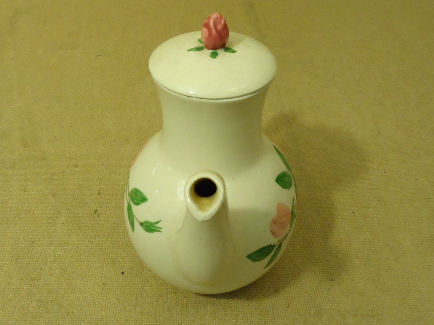 Franciscan Vintage Coffee Pot with Lid 5 Cup Desert Rose California