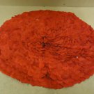 Handcrafted Round Cover Rose Petals 32in Diameter Red Fabric