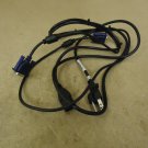 Standard DVI Cable & Power Cord Black/Blue Power Cord 6ft DVI 5ft