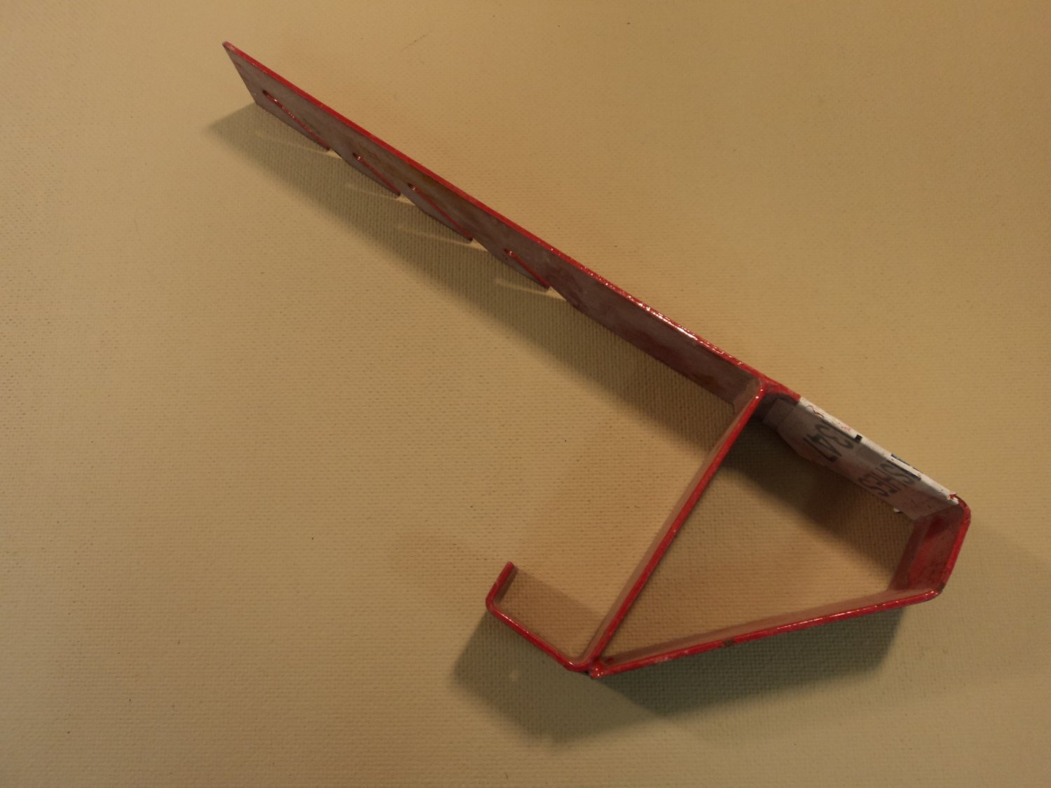 Heavy Duty Fixed Angle Roofing Bracket Red 6Inch 90 Degree Steel