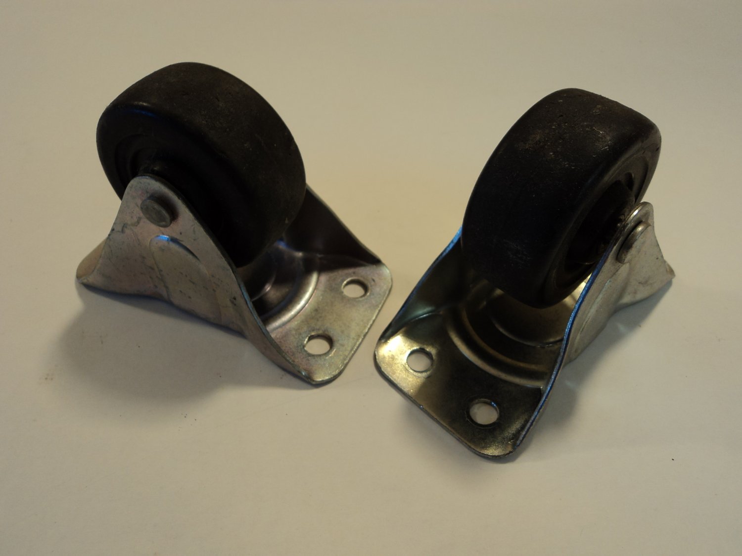 Faultless Casters Set of 2 Black/Gray 500 2 1/2in