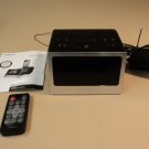 HMDX Audio Flow Docking Sound System Alarm Clock Black iPad iPhone iPod HX-B312