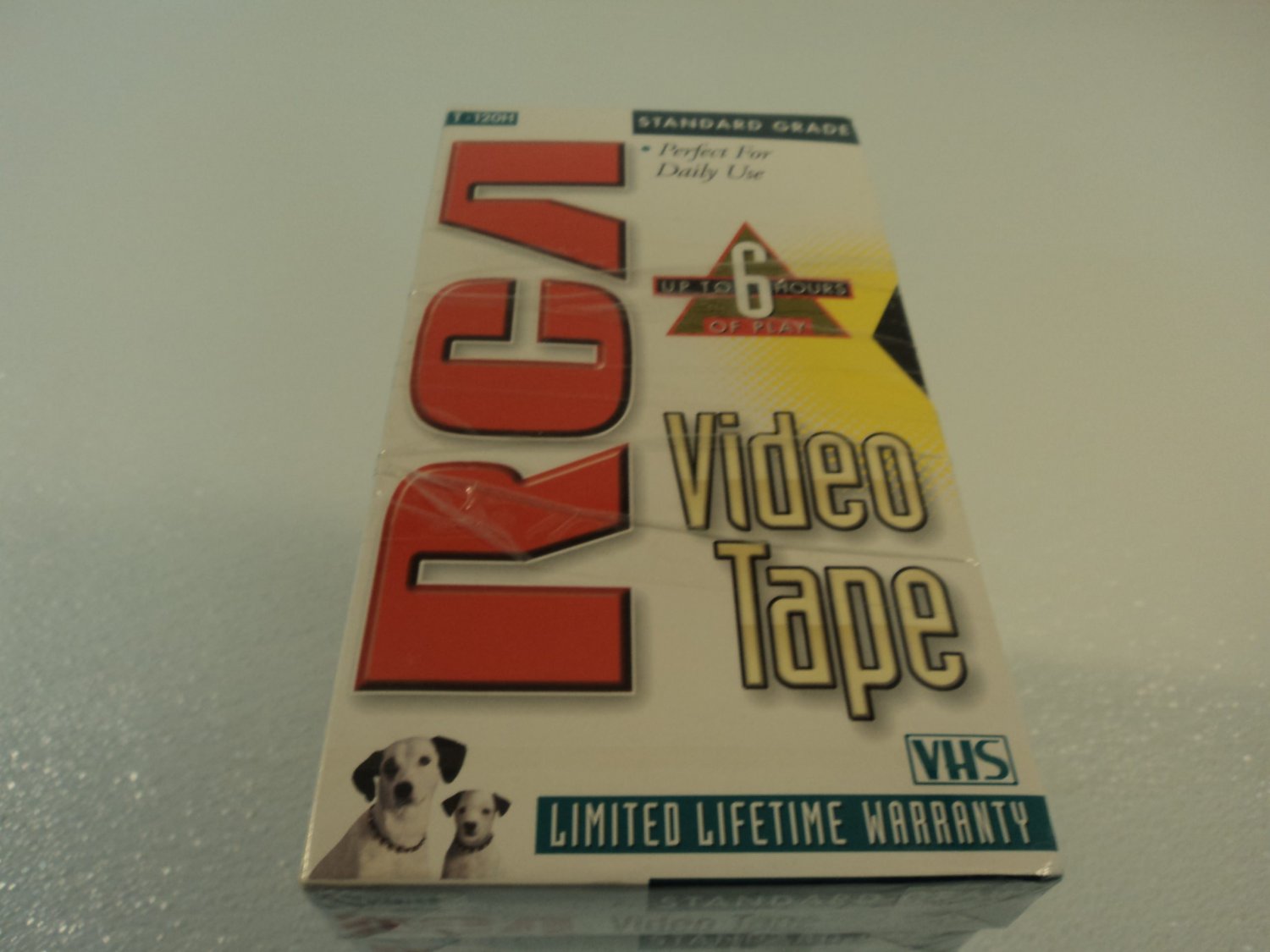 RCA Standard Grade Video Tape 10 Pack VHS Black Up To 6 Hours T-120H