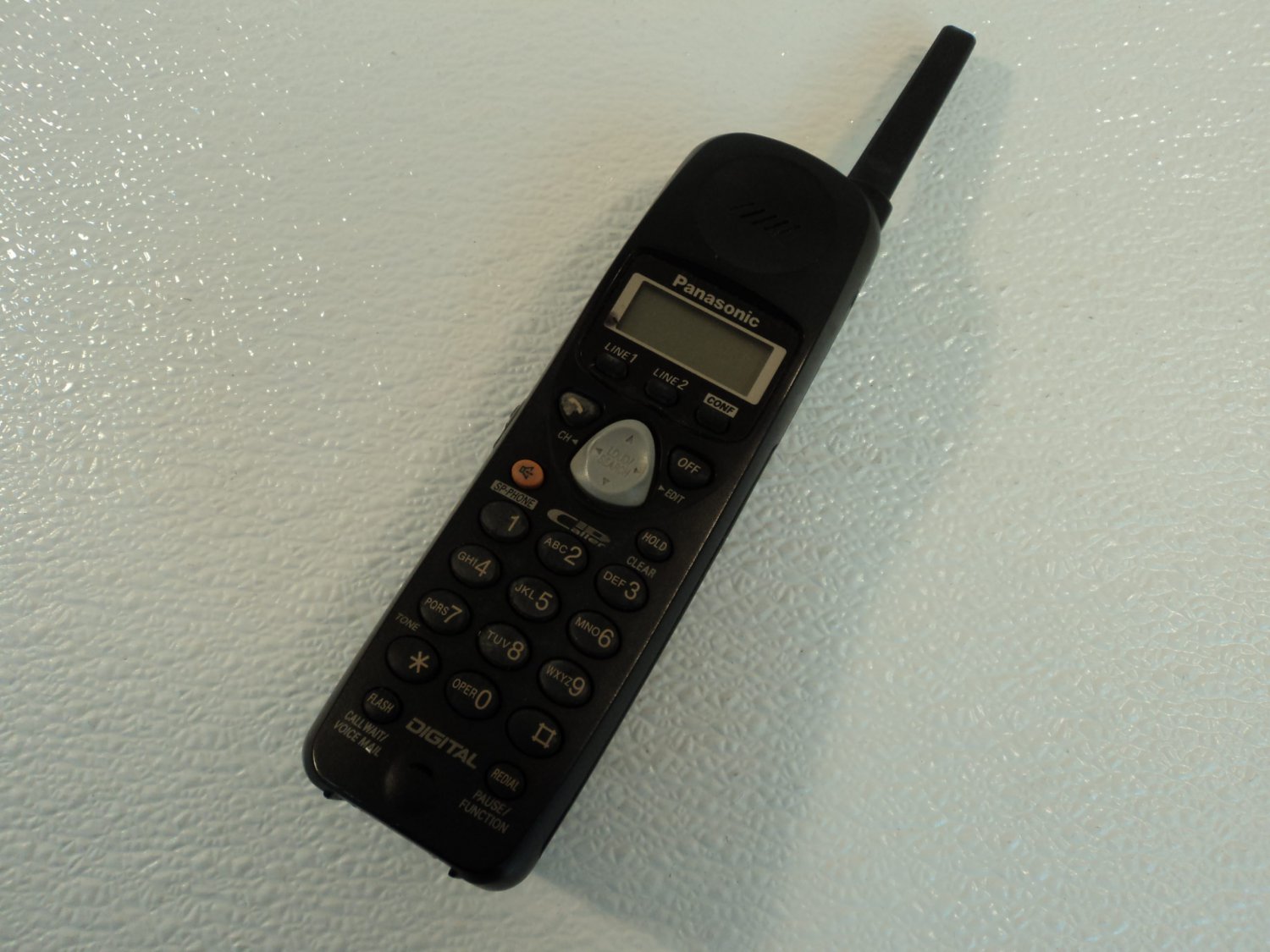 Panasonic Cordless Telephone Handset 900mhz Black Kx Tc1723b