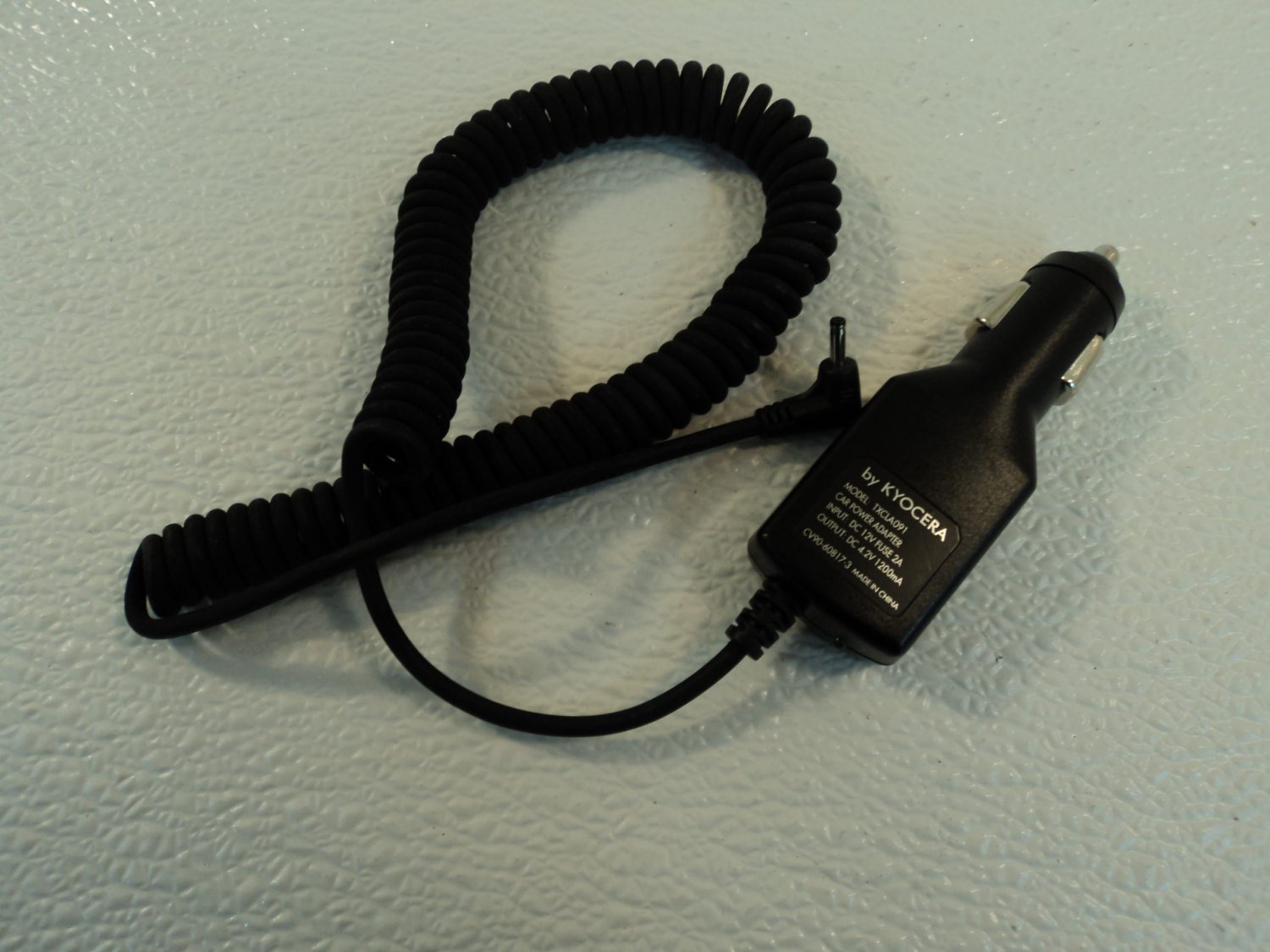 Kyocera Car Power Adapter Charger For QCP6035 Output 4.2V Genuine/OEM TXCLA091