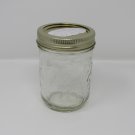 Unbranded/Generic Canning Jar Fruit Embossed 3in L x 3in W x 4in H Vintage Glass