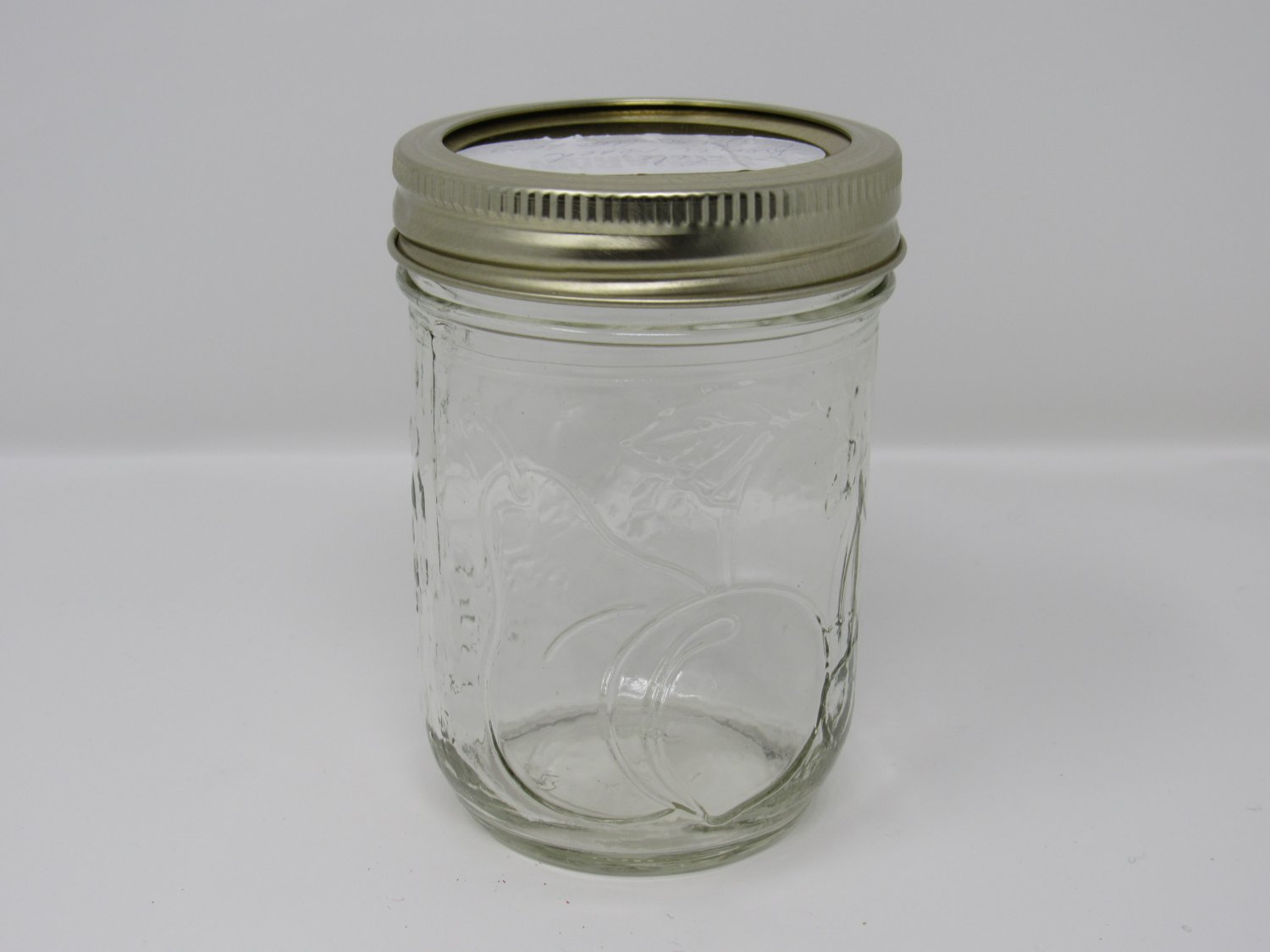 Unbranded/Generic Canning Jar Fruit Embossed 3in L x 3in W x 4in H