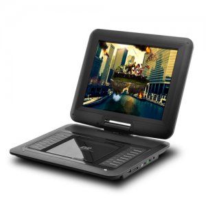 Portable DVD Player with 12 Inch Swivel Screen and Copy Function