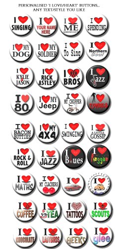 I LOVE MY CHOPPER/CHIPPER 70'S BICYCLE RETRO LRGE BADGE