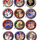 100 HM THE QUEEN DIAMOND JUBILEE PERSONALISED BADGES