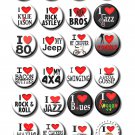 I DON'T LIKE CRICKET..I LOVE IT / COOL XL BUTTON BADGE