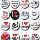 MY LIFE....FUNNY SLOGAN BUTTON BADGE / ANY TEXT U WANT