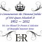 QUEEN ELIZABETH II DIAMOND JUBILEE ~SET OF 12 PIN BUTTONS