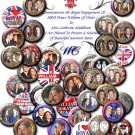 BEAUTIFUL WILLIAM & KATE LTD. EDITION ROYAL WEDDING PIN