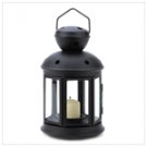 Black Colonial Candle Lamp