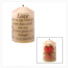 Poetic Love Candle