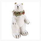 Holiday Polar Bear Figurine