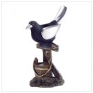 Metallic Bird Figurine