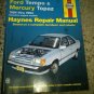 Haynes repair manual : ford tempo / mercury topaz