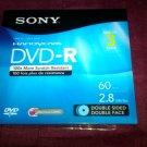 Sony DVD-R for handycam or similar- 2pk new