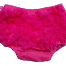 Solid Hot Pink Ruffle Bloomer