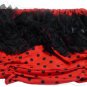 Red & Black Polka Dot Ruffle Bloomers
