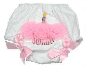 Light Pink Ruffled Cupcake Bloomers (Large)