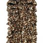 Small Cheetah Lace Petti Romper with Straps