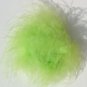 Lime Green Marabou Puff Clippie